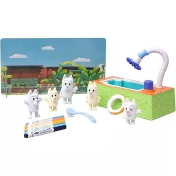 Set de joacă Crayola Washimals: Distracția la piscină cu Bluey - .foto