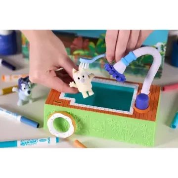 Crayola Washimals: Bluey Peldbaseina komplekts - .attēls