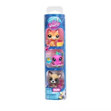 Littlest PetShop: sada 3 figurek - 4. série, různé druhy - .obrázek