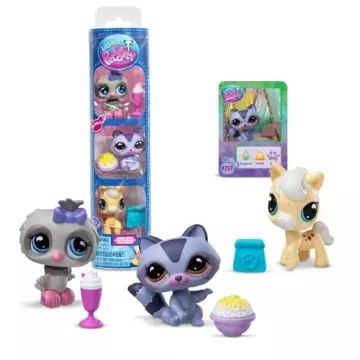 Littlest PetShop: zestaw 3 figurek – seria 4, różne rodzaje - .zdjęcie 