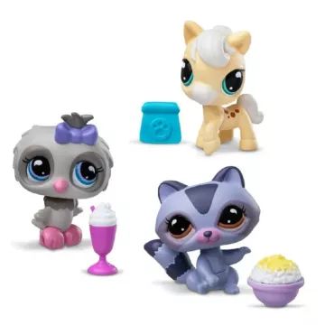 Littlest PetShop: sada 3 figurek - 4. série, různé druhy - .obrázek