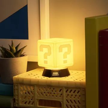 Super Mario: Noční lampička s motivem otazníku - .obrázek