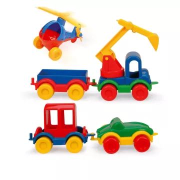 Kid Cars kicsi displayben - 18 darabos, többféle - . kép