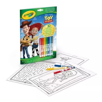 Crayola: Toy Story 5 – kolorowanka i zeszyt z zadaniami z flamastami - .zdjęcie 