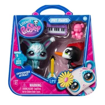 Littlest PetShop: Zestaw figurek – 2 szt., seria 5 – Punk & Pastel - .zdjęcie 