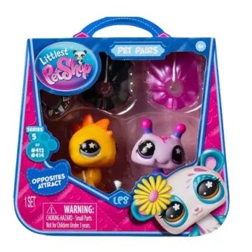 Littlest Pet Shop: Zestaw figurek - 2 szt., seria 5 - Sugar & Spikes - .zdjęcie 