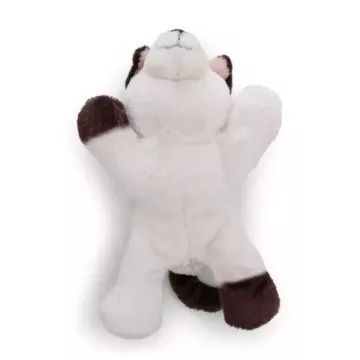 MagNICI: Cățel alb de pluș magnetic – 12 cm - .foto