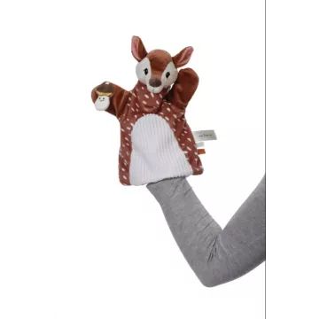 My First Nici: 2-in-1 knuffeldoekje en handpop – hertje - .afbeelding