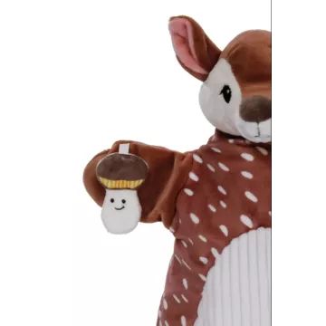My First Nici: 2-in-1 knuffeldoekje en handpop – hertje - .afbeelding