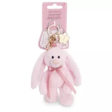 Nici: Lopino, a nyuszi plüss kulcstartó - 13 cm, pink - . kép
