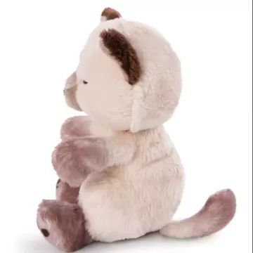 Nici: Alvó sziámi cica plüssfigura kosárban - 12 cm - . kép