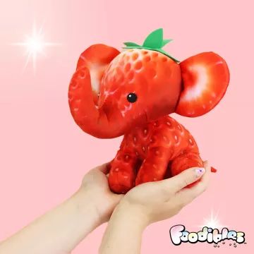 Peluche profumata Foodibles: grande fragola Fáni - 20 cm - .immagine
