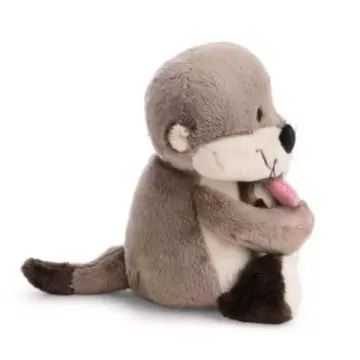 Nici: Hód plüssfigura kicsinyével - 20 cm - . kép