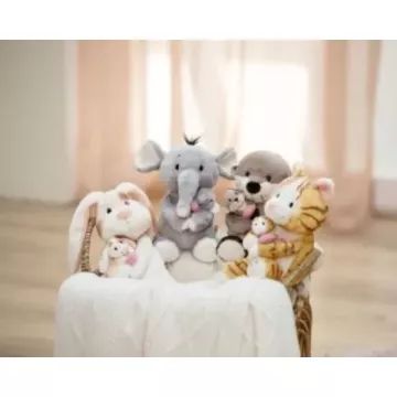 Nici: Jucărie de pluș castor cu pui – 20 cm - .foto