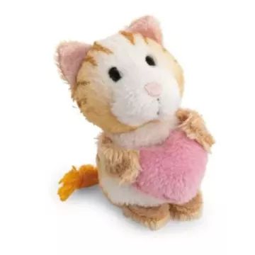 Nici: Cica plüssfigura kicsinyével - 20 cm - . kép