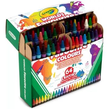 Crayola: os lápis de cera das cores favoritas do mundo - 64 unid. - .Imagem