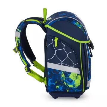 Set zaino scuola Premium Light con motivo calcio - 3 pezzi - .immagine