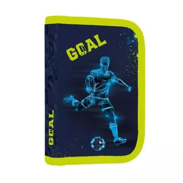 Voetbalprint Oxy Sky schooltassenset voor groep 3-5 – 4-delig - .afbeelding