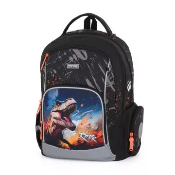 Set zaino scuola Oxy Go con dinosauri - 3 pezzi - .immagine