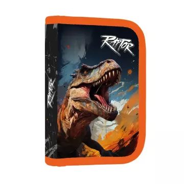 Set zaino scuola Oxy Go con dinosauri - 3 pezzi - .immagine