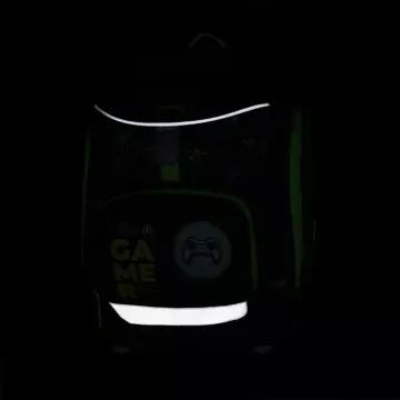 Gamer mintás Oxy Sherpy iskolatáska szett 1-3. osztályosoknak - 4 db-os - . kép