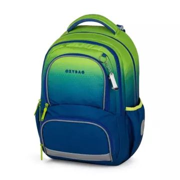 Nahrbtnik Oxy Next Ombre Green komplet za šolo – 3-delni - .slika