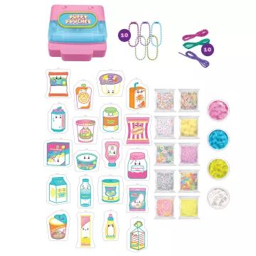 Bolsinhas Puffy: conjunto de charms fofinhos – supermercado - .Imagem