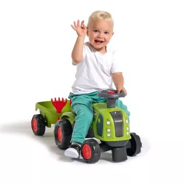 Falk: Baby Claas traktor s prikolicom - svijetlozeleni - .slika