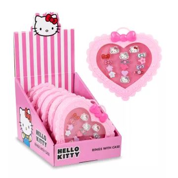Hello Kitty gyűrűk tartóban - . kép