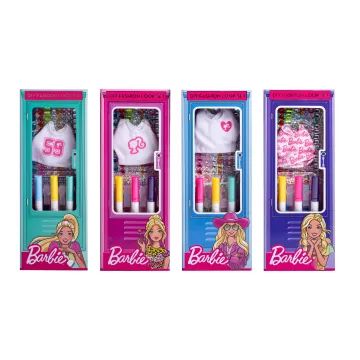 Barbie Csináld magad! pólótervező készlet Barbie babára való pólóval, matricákkal és filctollakkal - . kép