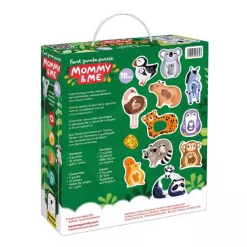 Banana Panda: Moje prvé veľké puzzle – zvieratá a ich mláďatá - .Obrázok