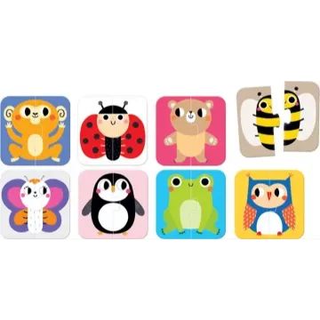 Banana Panda: Rejsepuslespil – dyr i halve - .billede