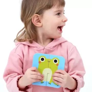 Banana Panda: Rejsepuslespil – dyr i halve - .billede