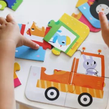 Banan Panda: Potovalni puzzle - vozila - .slika