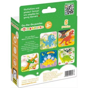 Banana Panda: Reis-puzzel – dino’s - .afbeelding