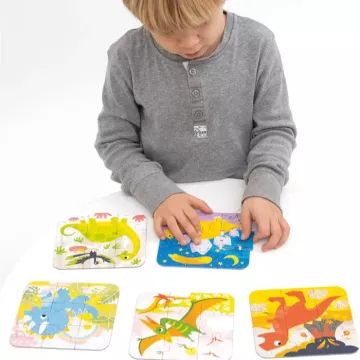 Banana Panda: Reis-puzzel – dino’s - .afbeelding