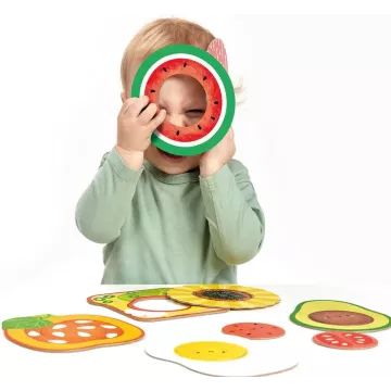 Banana Panda: Mijn eerste puzzel – eten - .afbeelding