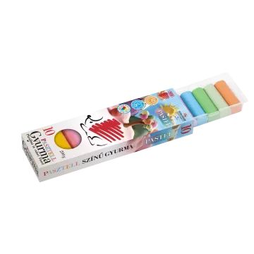 ICO Egel: Klei - set van 10, pastelkleuren, 200 g - .afbeelding