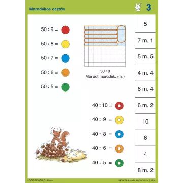 Logico Piccolo Matematika: Množenje i dijeljenje do 100, 2. dio - na mađarskom jeziku - .slika