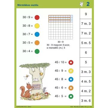Logico Piccolo Matematika: Množenje i dijeljenje do 100, 2. dio - na mađarskom jeziku - .slika
