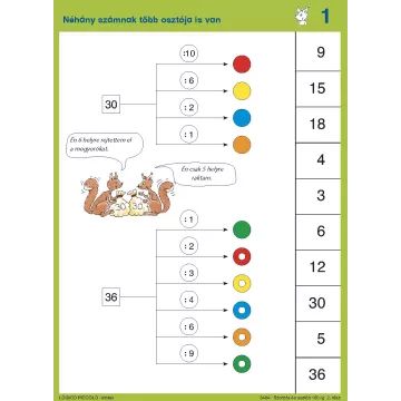 Logico Piccolo Matematika: Množenje i dijeljenje do 100, 2. dio - na mađarskom jeziku - .slika
