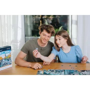 Trefl Prime: Amszerdam ősszel - 1000 darabos kombinálható puzzle CSOMAGOLÁSSÉRÜLT - . kép