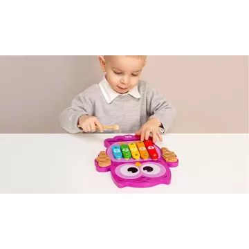 Kids Hits: Xilofon bufniță din lemn – AMBALAJ DETERIORAT - .foto