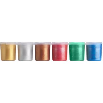 ICO Igel: Metallische Tempera im Tiegel – 6er-Set - . bild aus