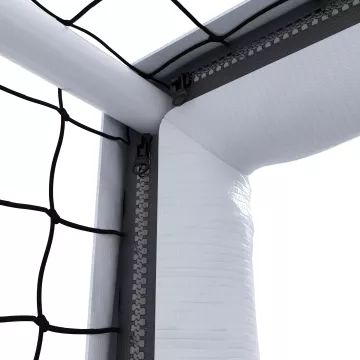 Hudora: Pro Tect Advanced metal fodboldmål, 360 cm – hvid/sort - .billede