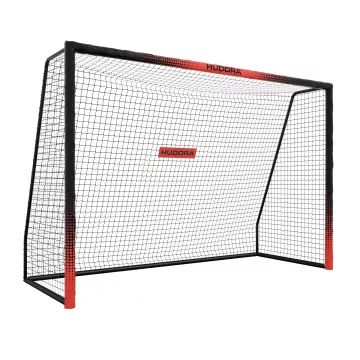 Hudora : but de foot en métal Pro Tect Advanced, 300 cm - noir et rouge - .image