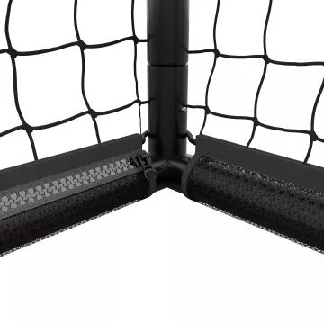 Hudora: Pro Tect Advanced metal fodboldmål 240 cm – sort/rød - .billede