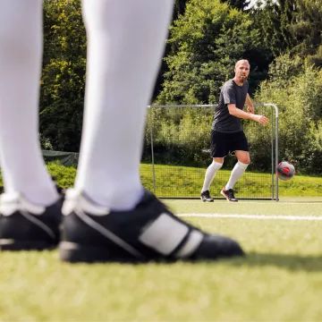Hudora : but de football métallique RoCo Lite, 300 cm - gris - .image
