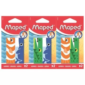 Maped: Loomakomplekt kustukummidega – erinevad variandid, 2 tk - .pilt