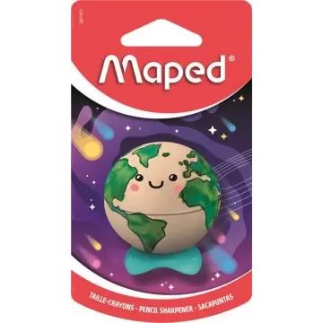 Maped: Planet temperówka w kształcie planety, pojemnikowa, jednootworowa, różne kolory - .zdjęcie 
